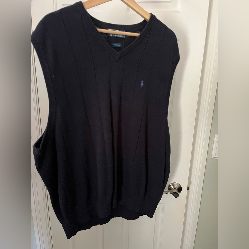 Men’s XXL Polo ribbed cotton vest